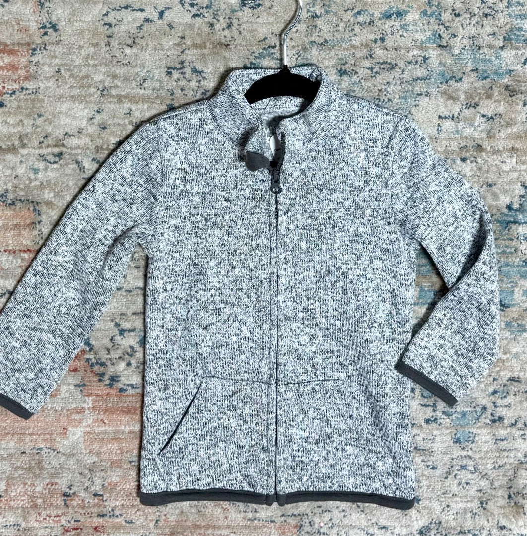 Gray Jumping Beans Zipup, 18m