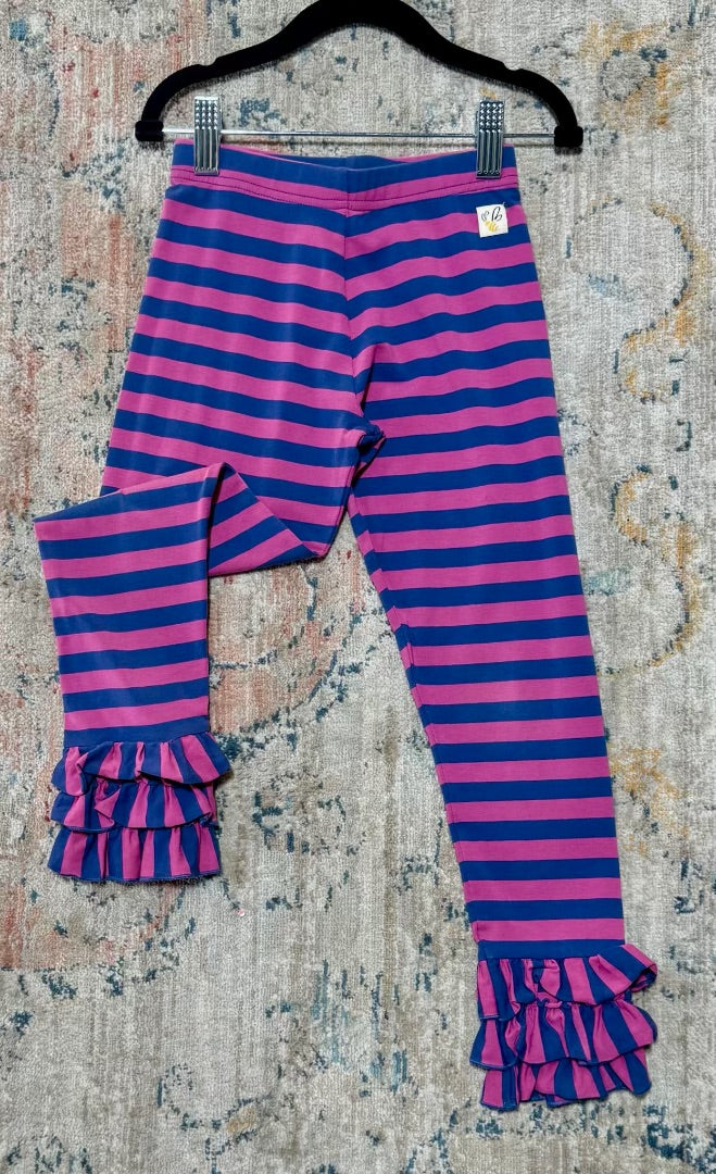 Purple/blue stripe Wild Flowers girls, 6