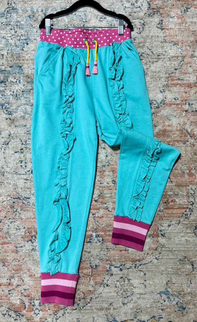 Teal Matilda Jane Pants, 10