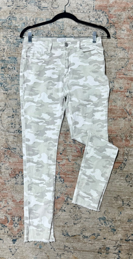 Grey Camo Mudpie Pants, S