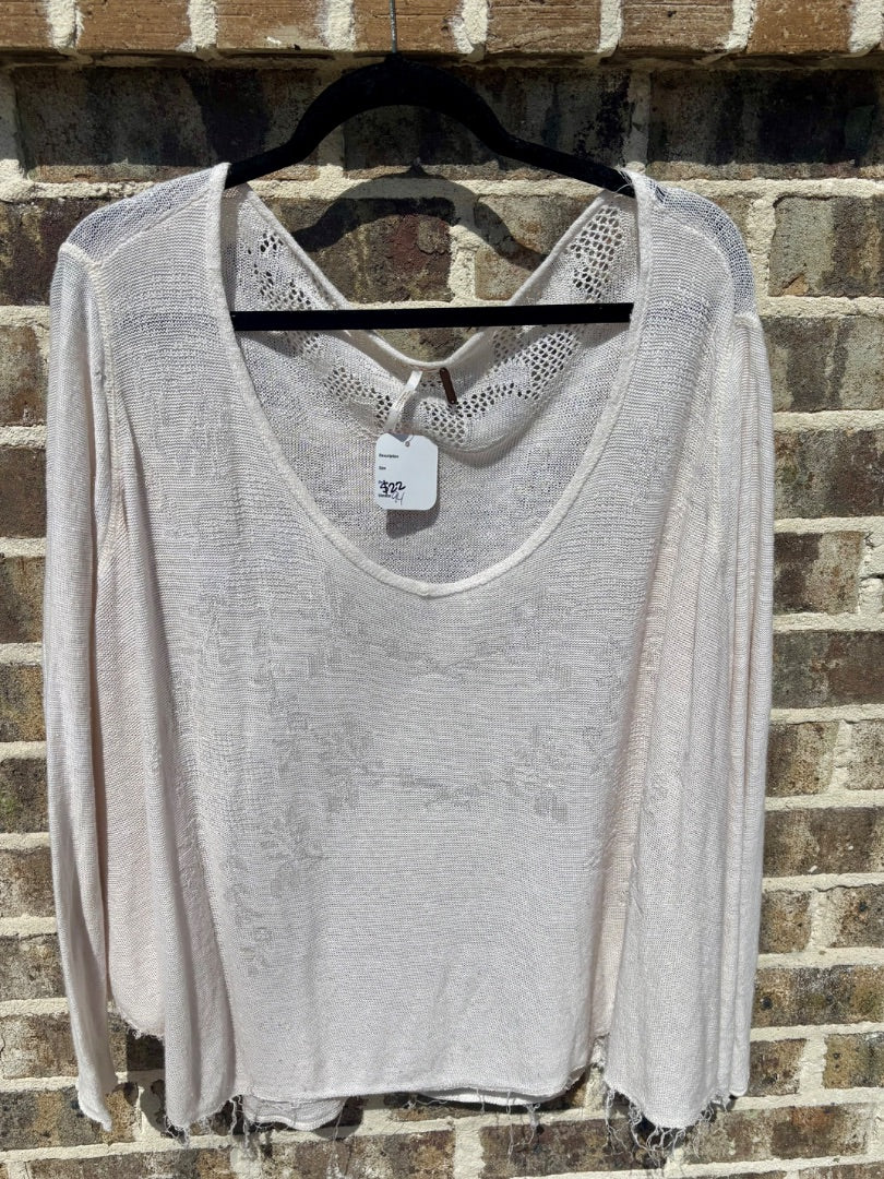White Free People Top, M