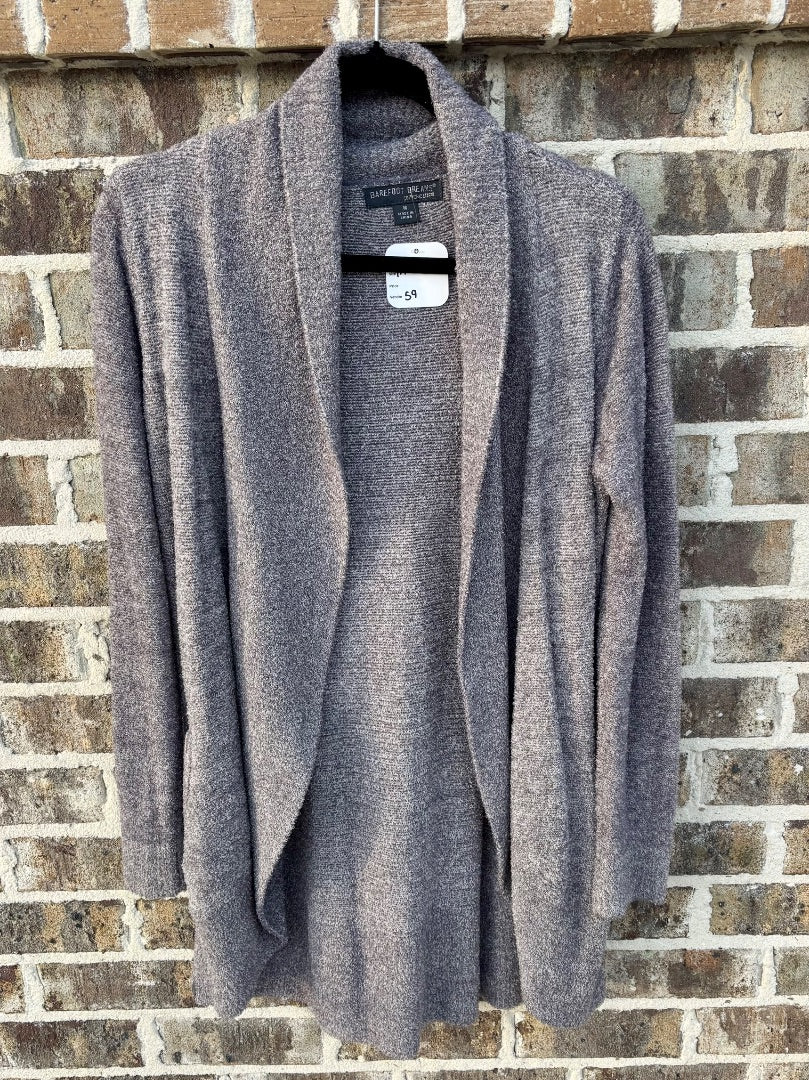 Gray barefoot dreams cardigan, M