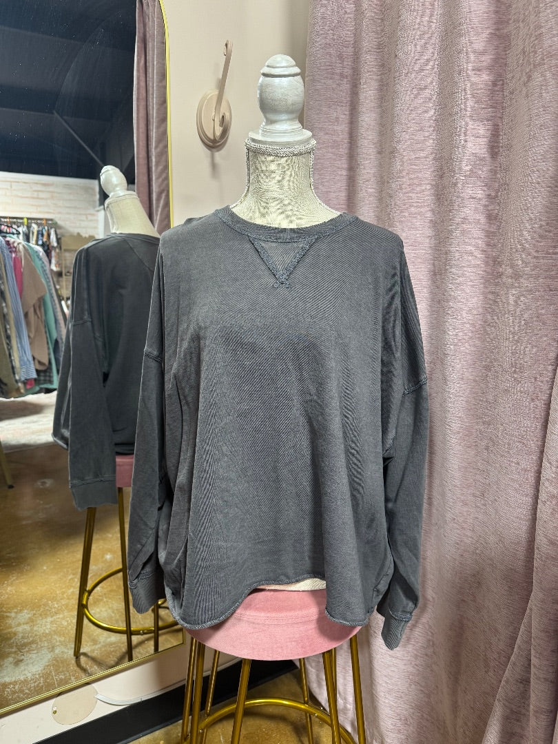 Gray Aerie Top, XL