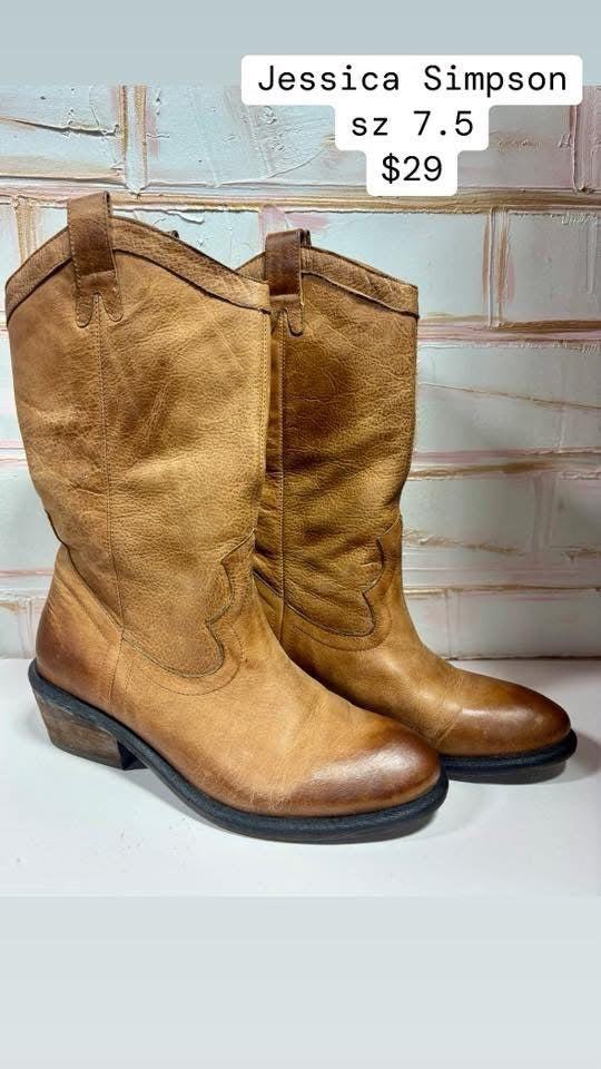 Tan Jessica Simpson Shoes, 7.5