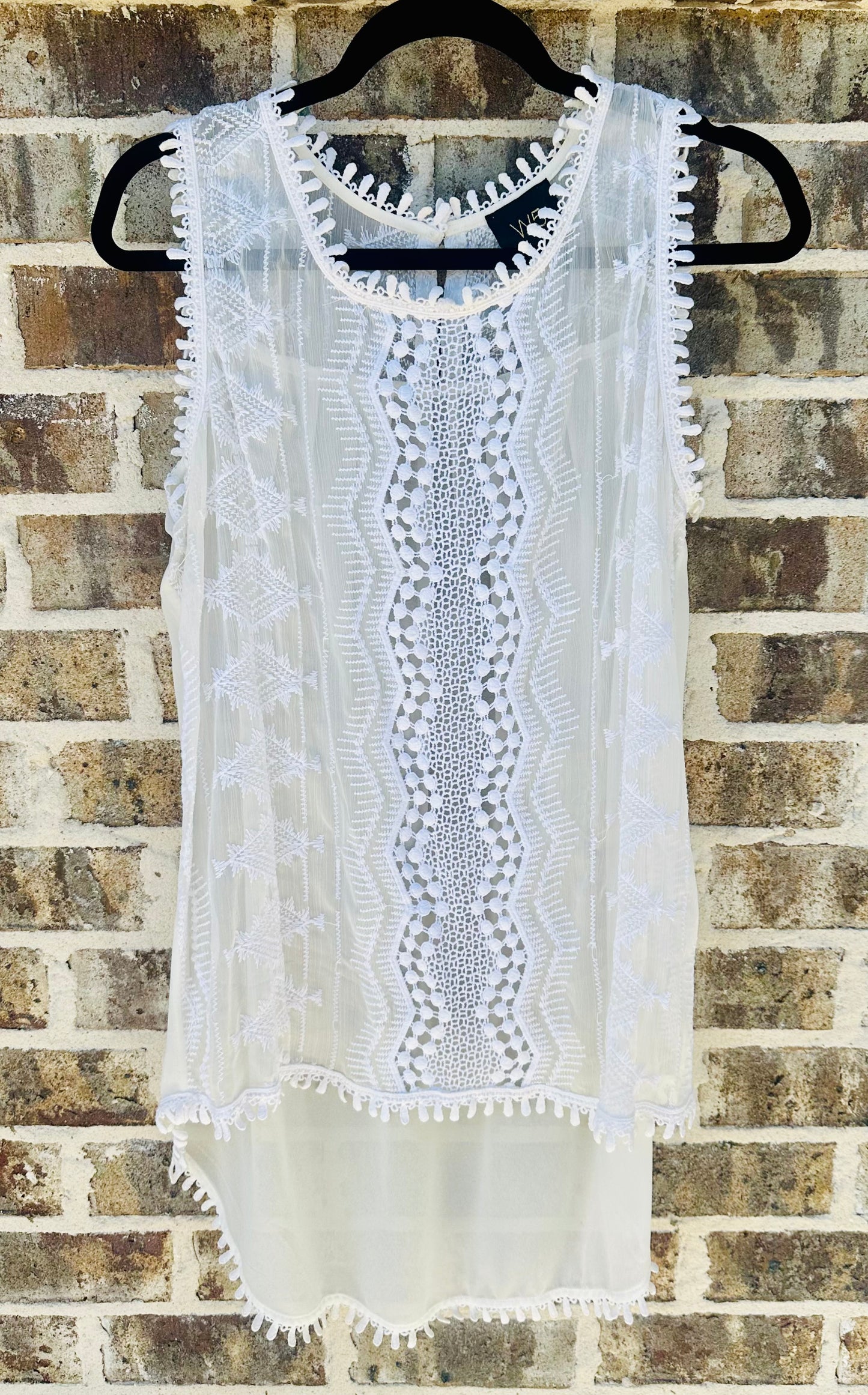 W5 lace top sz L