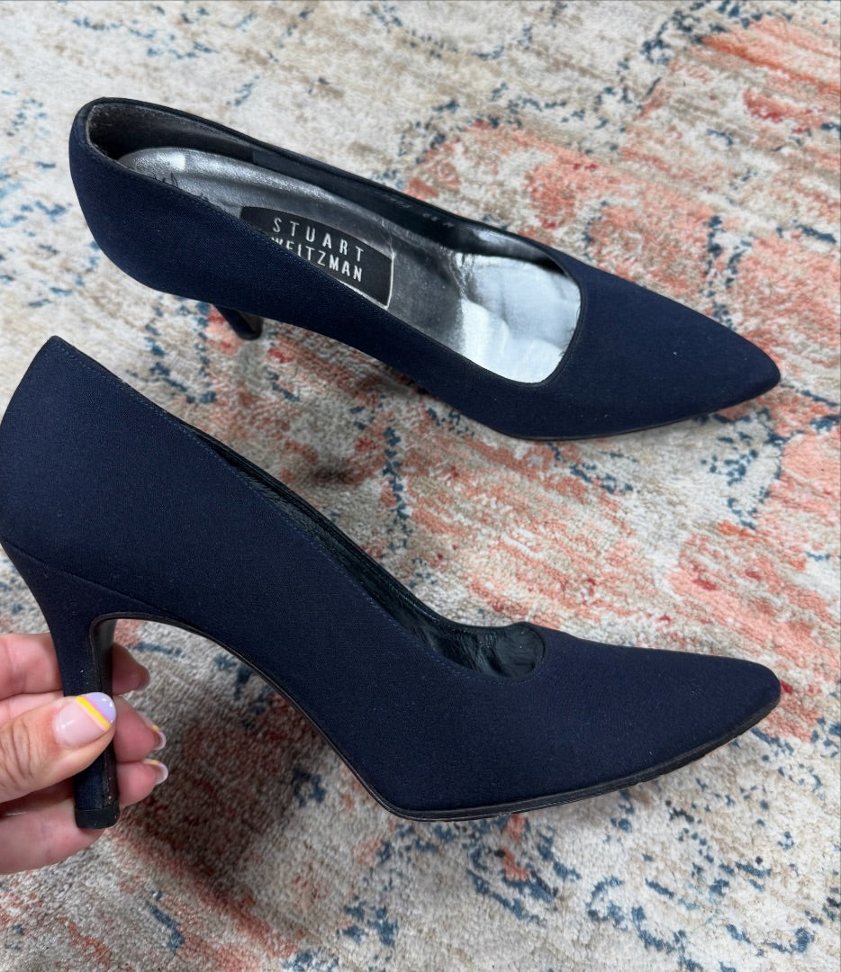 Navy Stuart Weitzman Shoes, 7