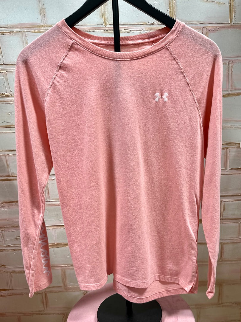 Coral Under Armor Long sleeve tshirt, M