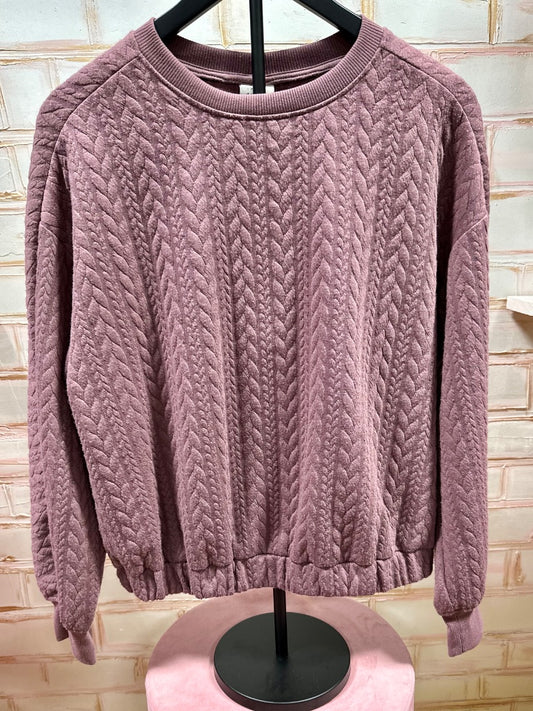 Mauve A New Day Sweatshirt, M