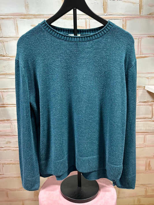 Teal Ella moss Sweater, M