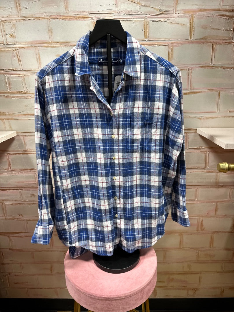 Blue plaid Lauren James Top, M