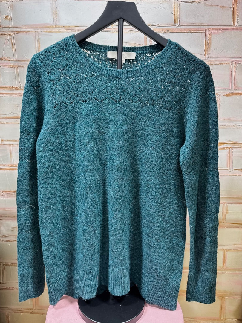 Teal Loft Sweater, M
