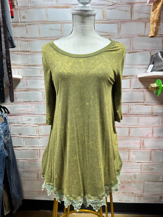 Mustard green Hayden Top, S