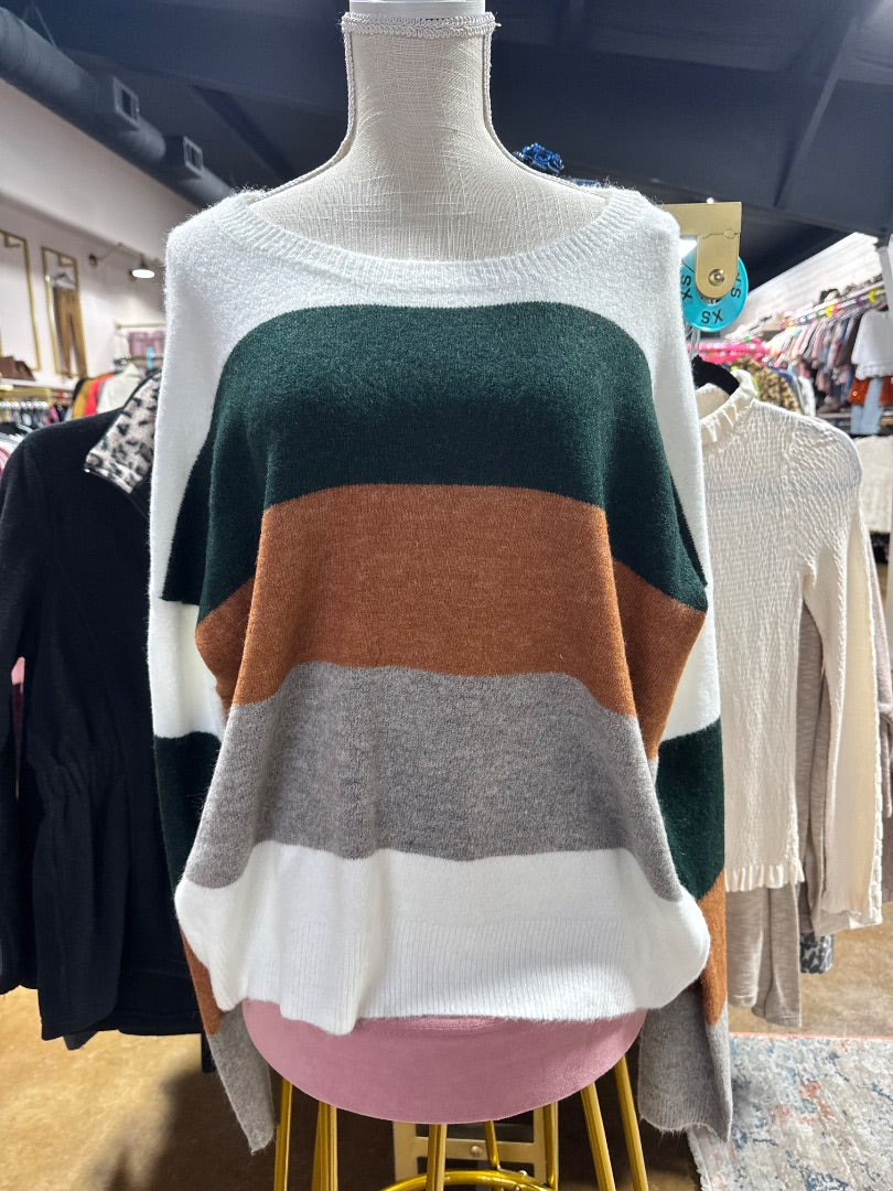 Multi stripe Andree Sweater, L