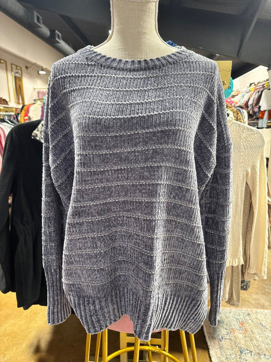Gray She & Sky Sweater, OS