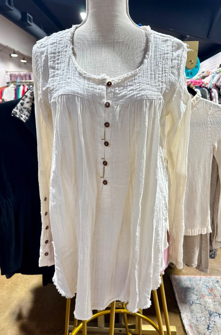 Ivory Free People Top, M