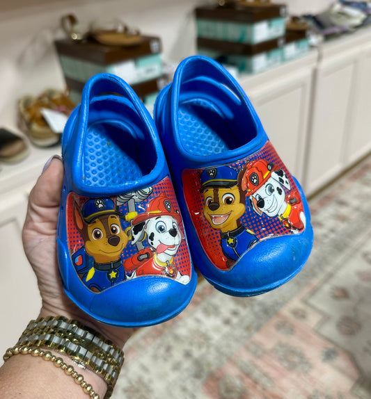 Paw Patrol Crocs Sz 5-6