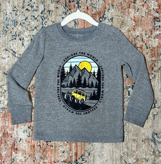 Gray Jumping beans Top, 3T