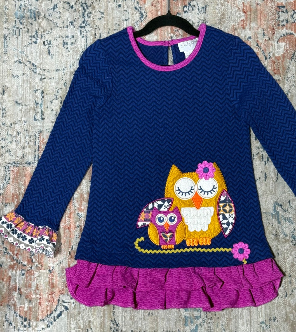Navy Emily Rose Top, 6