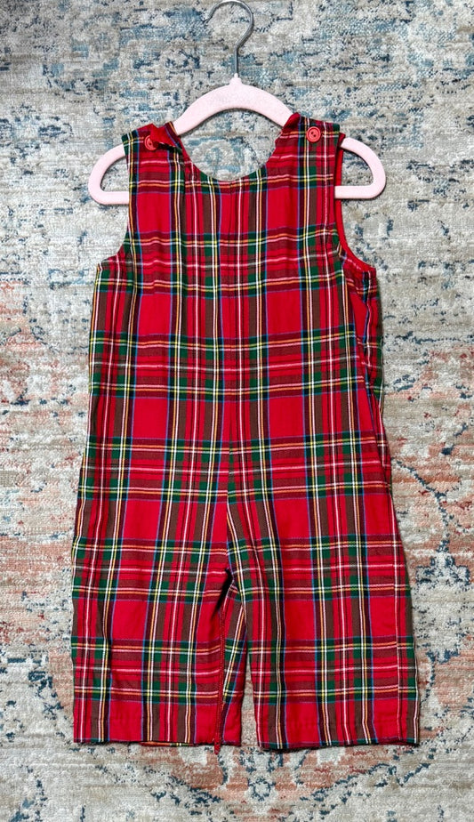Red gingham Funtasia too Boys, 18m