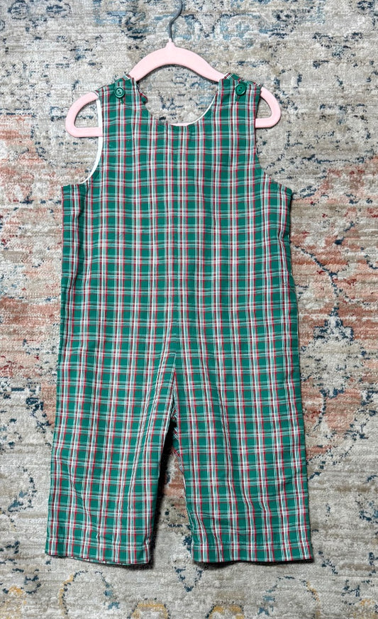 Green gingham Funtasia too Boys, 18m