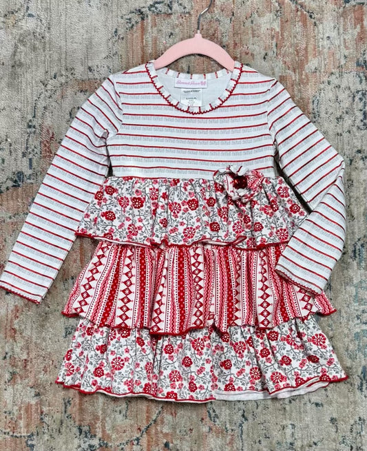 Red stripe bonnie jean girls, 4T
