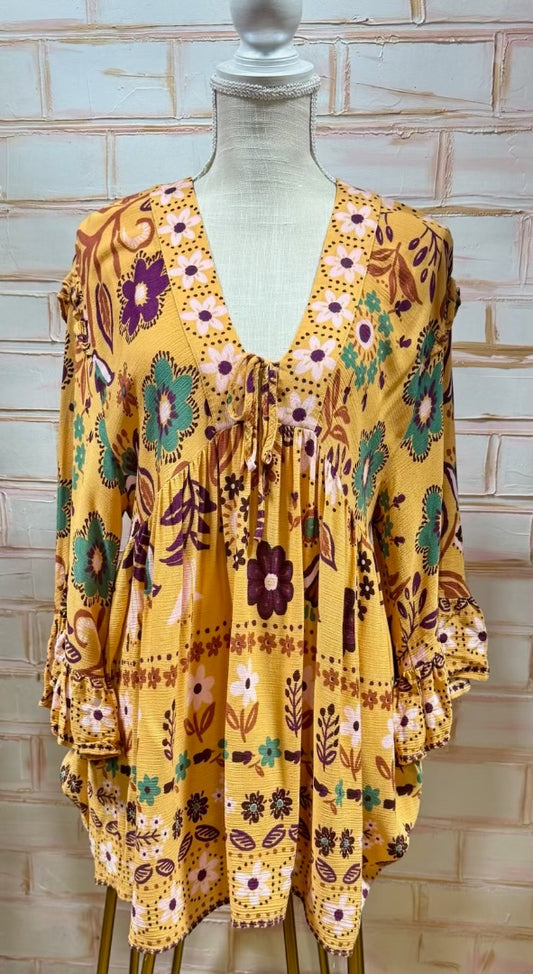 Yellow Easel Womens, L