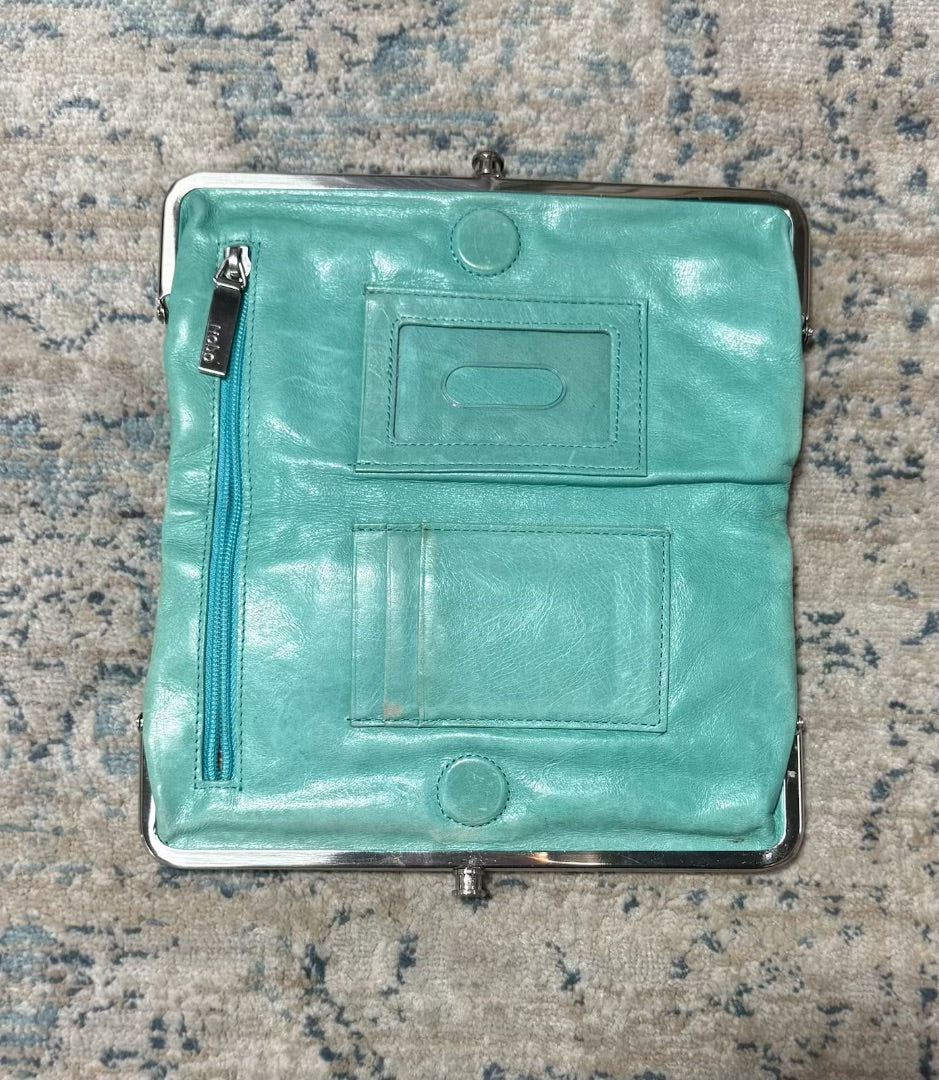 Teal Hobo Wallet