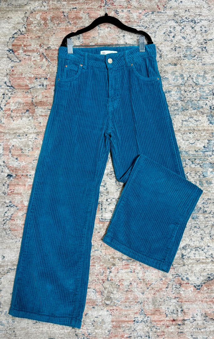 Teal Zara Pants, 10