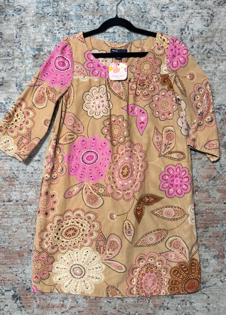 Khaki Multi GapKids Dress, YL (10)