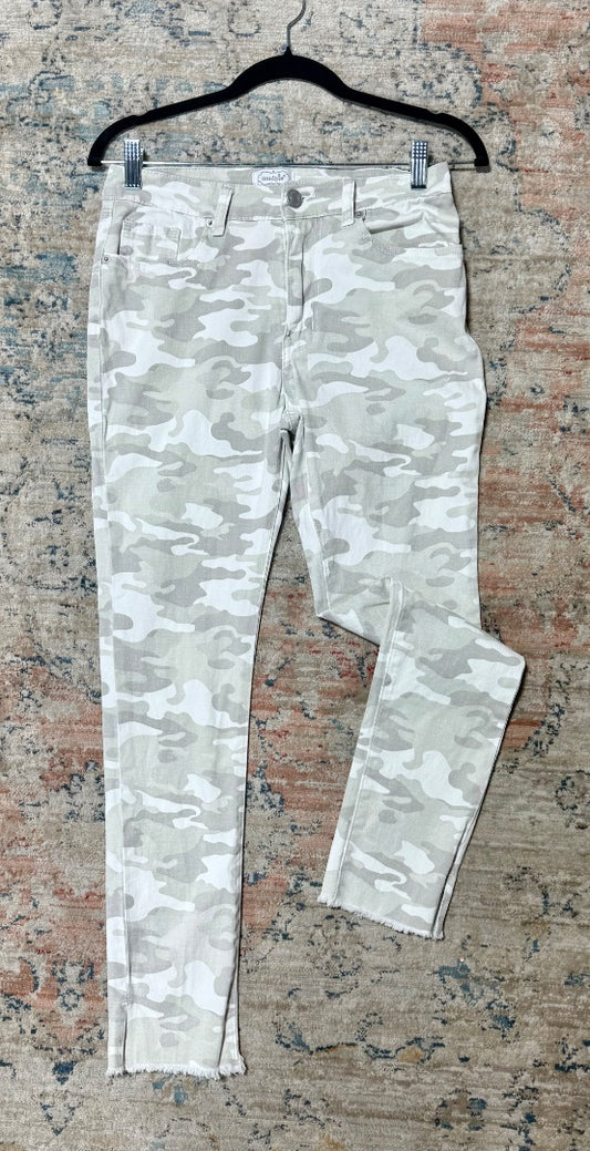 Grey Camo Mudpie Pants, S
