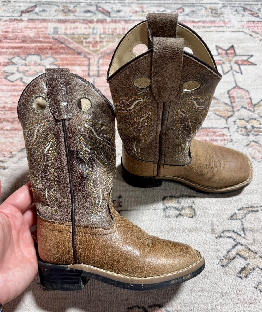 brown old west Kids Boots, 9