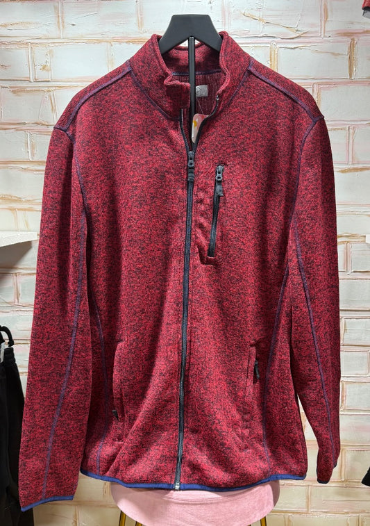 Dk Red Ocean & Coast pullover, L