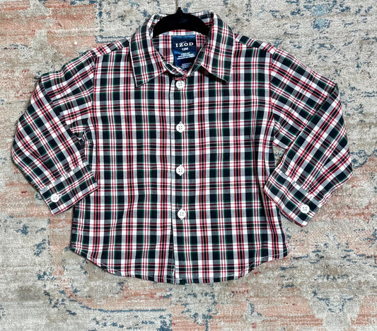 Red/Green/Black izod Boys, 12m