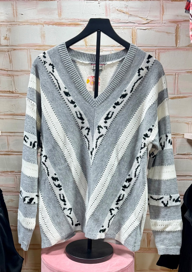 Grey Andree Sweater, M