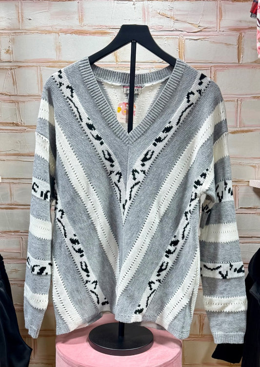 Grey Andree Sweater, M