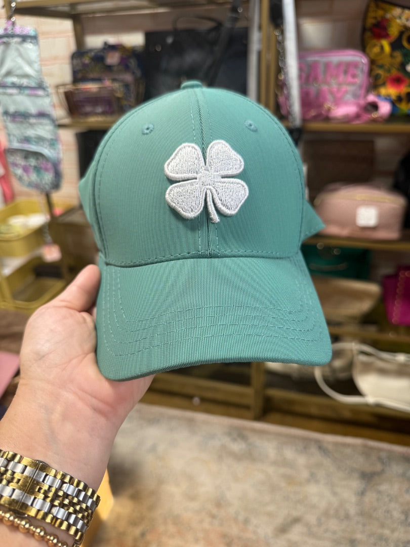 Jade Black clover Hat, L/XL