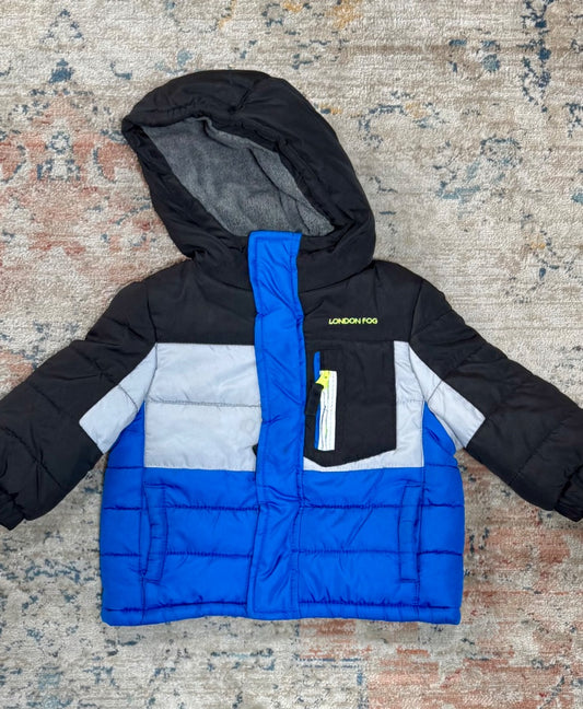 Blue/grey/black London Fog Jacket, 12m