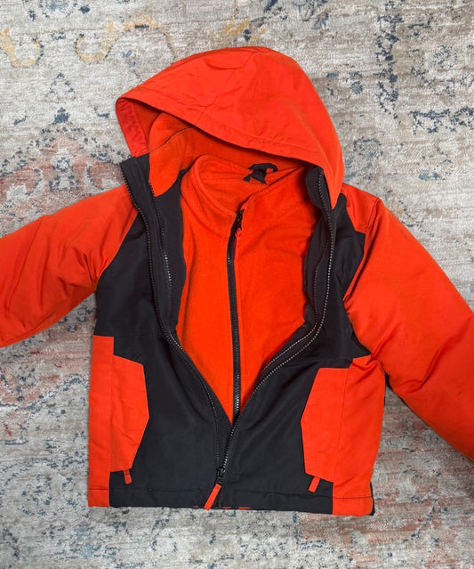 Black/orange Wonder Kids Jacket, 5T