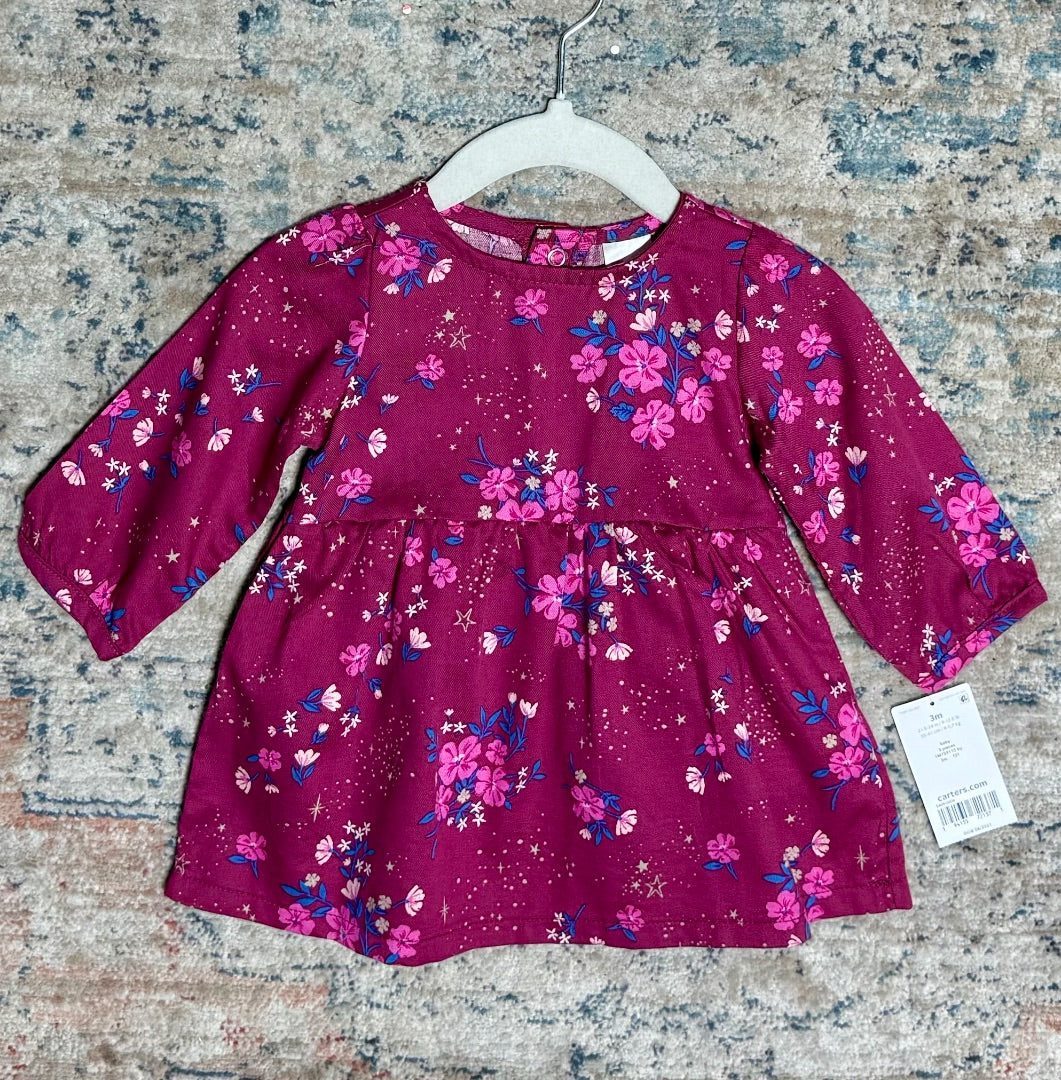 Plum Carters Dress, 3M