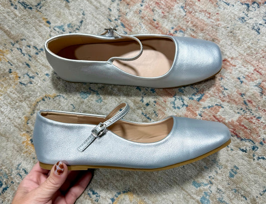Silver Forever Shoes, 7.5