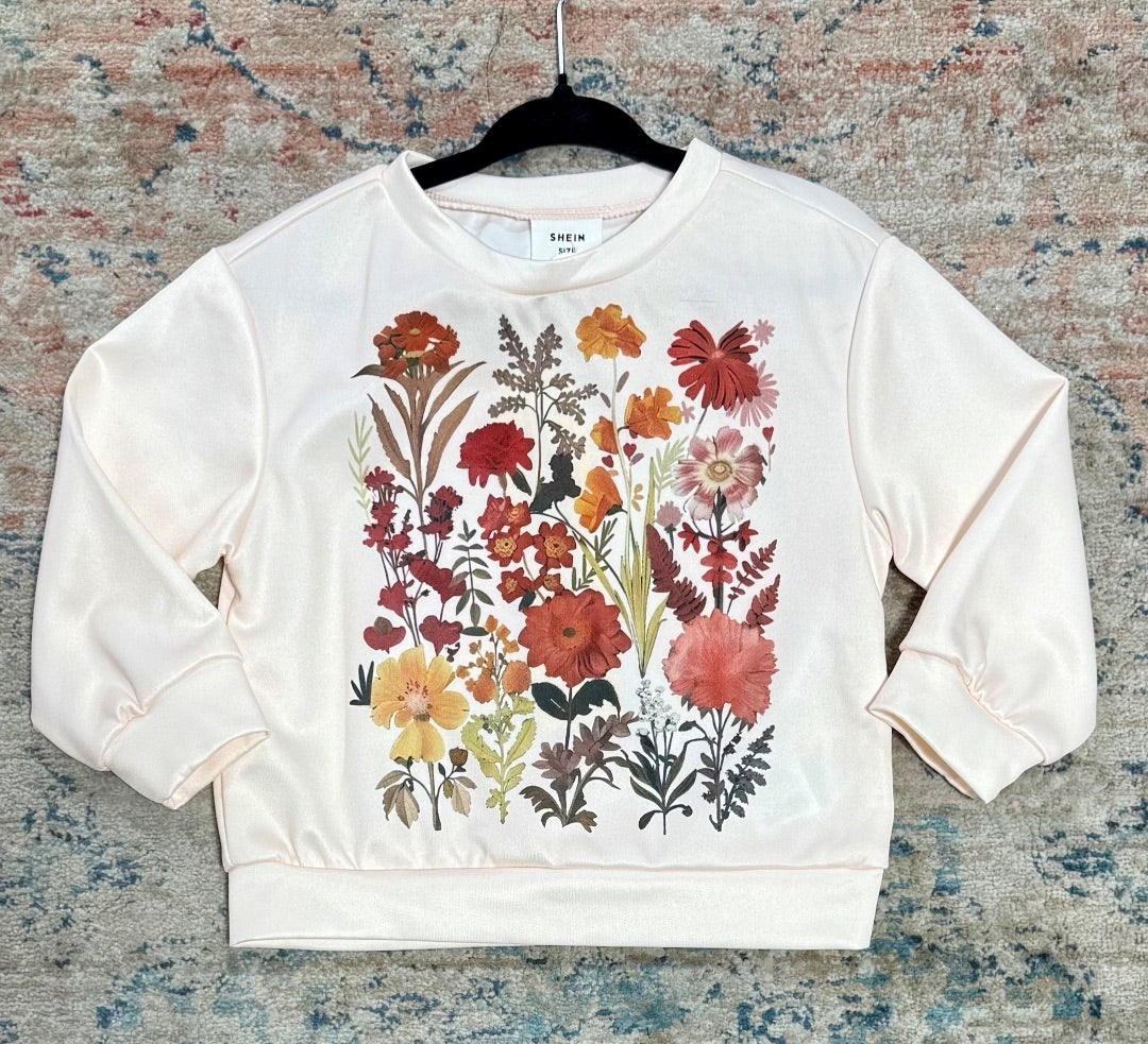 Cream Shein Top, 12-18m
