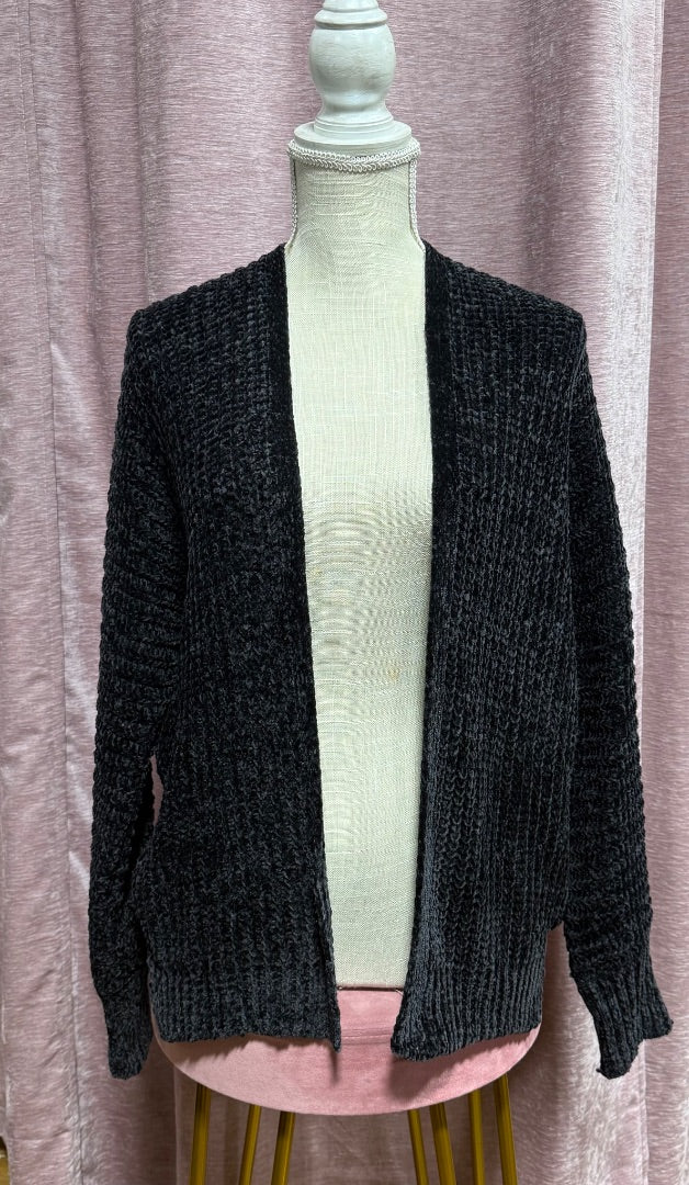 Black Love Tree Cardigan, S
