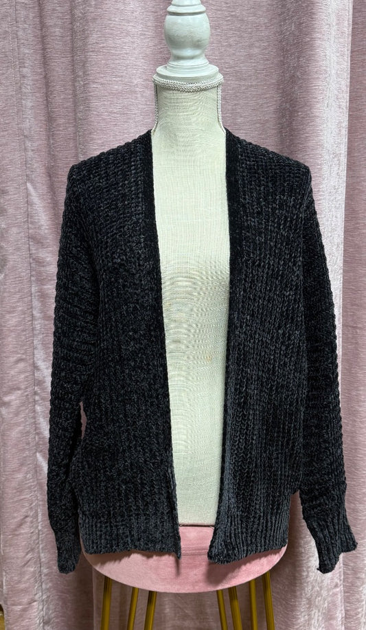 Black Love Tree Cardigan, S