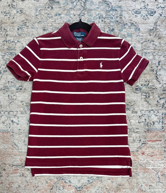 Maroon stripe Ralph Lauren 👕, 7