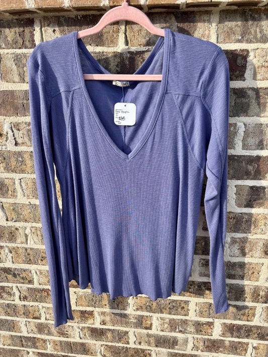Blue Free People Top, S