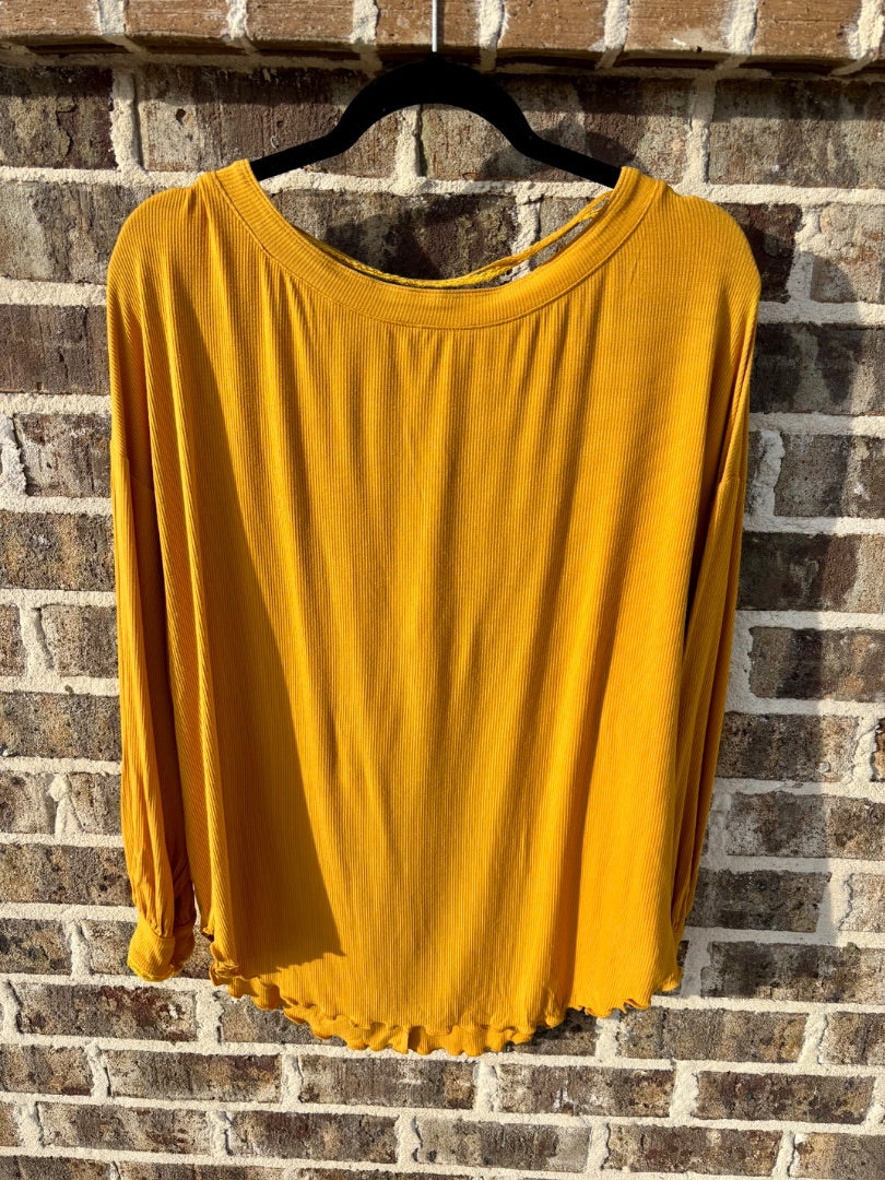 N Yellow Free People Top, S