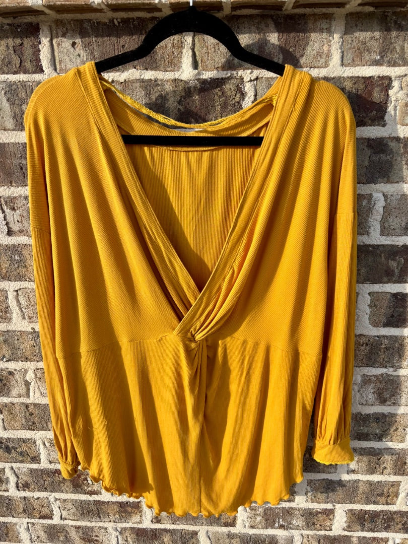 N Yellow Free People Top, S