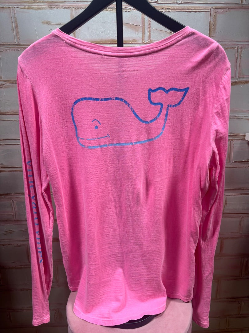 Pink Vineyard Vines Long sleeve tshirt, M