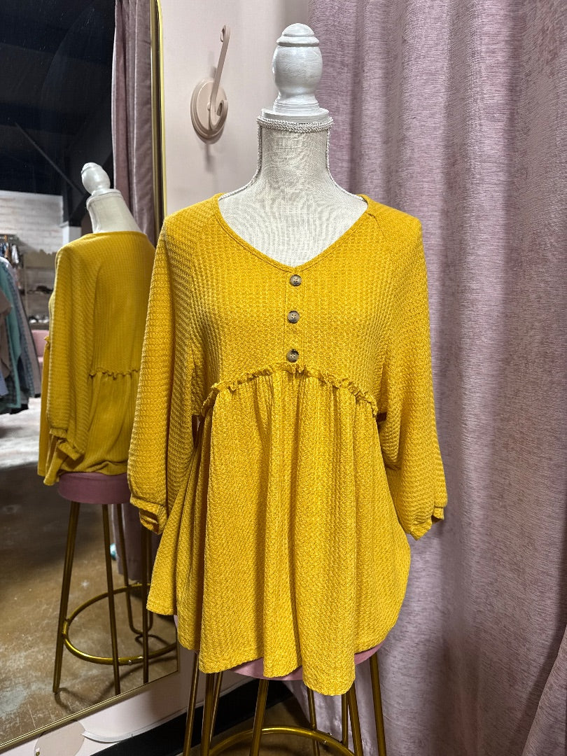 Yellow Umgee Top, S