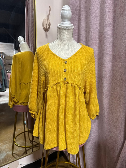 Yellow Umgee Top, S